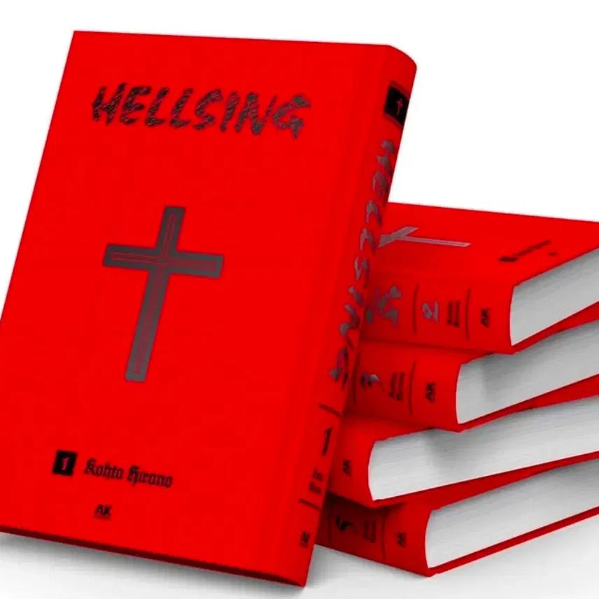 [BUNJANG] Hellsing Limited Edition Complete Set Volumes 1-5 with Bonus Illustration Postcard Set (Sealed) / 헬싱 한정판 미개봉 세트  전5권 부록 일러스트 엽서 세트