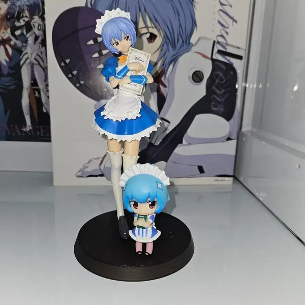 [BUNJANG] Evangelion Ayanami Rei NERV Cafe Maid Figure / 에반게리온 아야나미 레이 네르프 카페 메이드 피규어