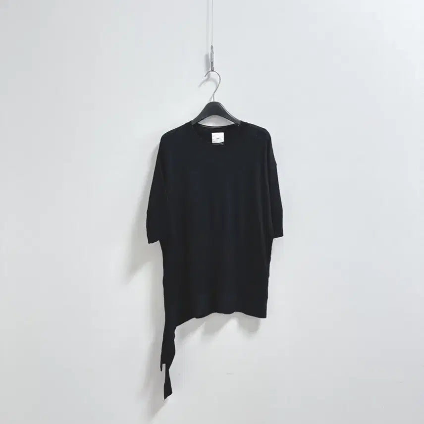 [BUNJANG] KUHO Black Tie Knit Sweater / 구호 블랙 타잉 니트