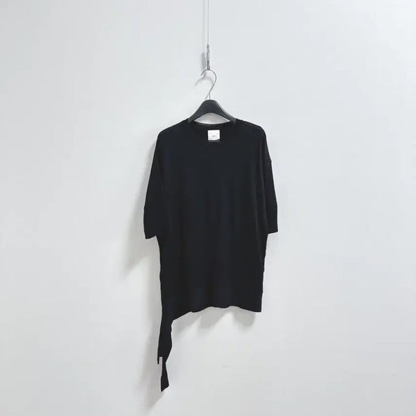 [BUNJANG] KUHO Black Tie Knit Sweater / 구호 블랙 타잉 니트