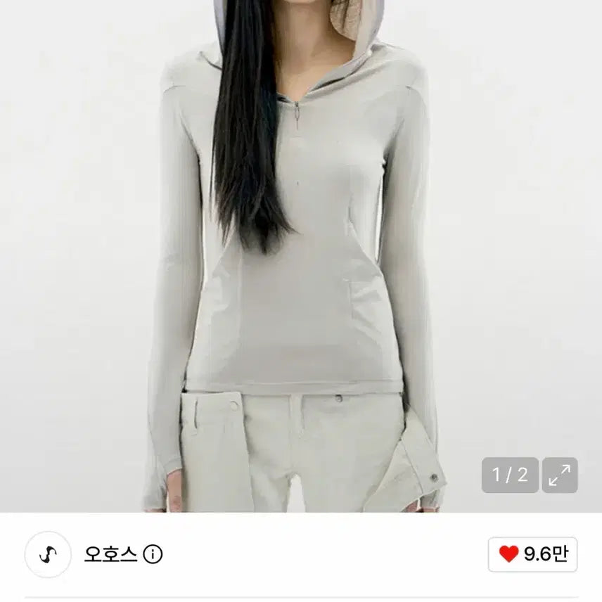[BUNJANG] OHOS Half Full Zipper Hoodie / 오호스 Half Full Zipper Hoodie 구해여ㅠㅠ