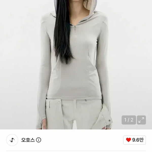 [BUNJANG] OHOS Half Full Zipper Hoodie / 오호스 Half Full Zipper Hoodie 구해여ㅠㅠ