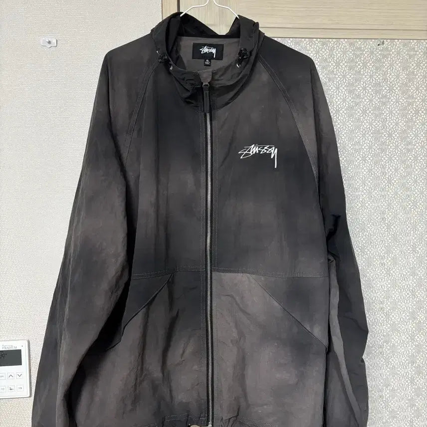 [BUNJANG] Stussy Beach Shell Jacket Black XL / 스투시 비치쉘 블랙 구형 XL