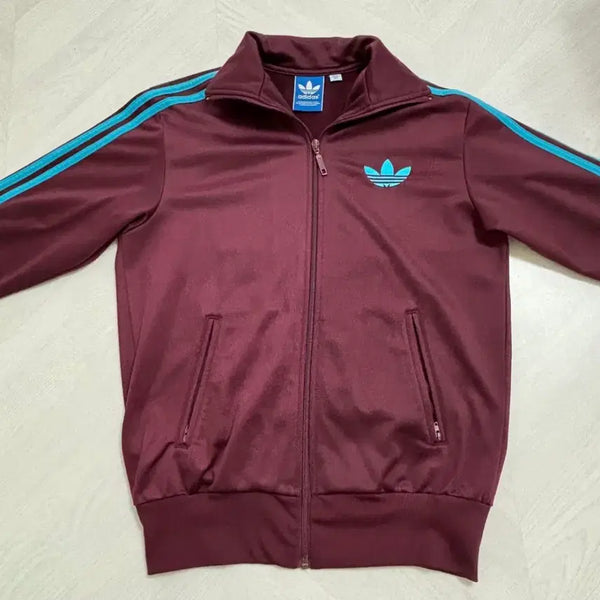 [BUNJANG] Adidas Firebird Burgundy Mint Track Top Jersey / 아디다스 파이어버드 버건디 민트 트랙탑 져지