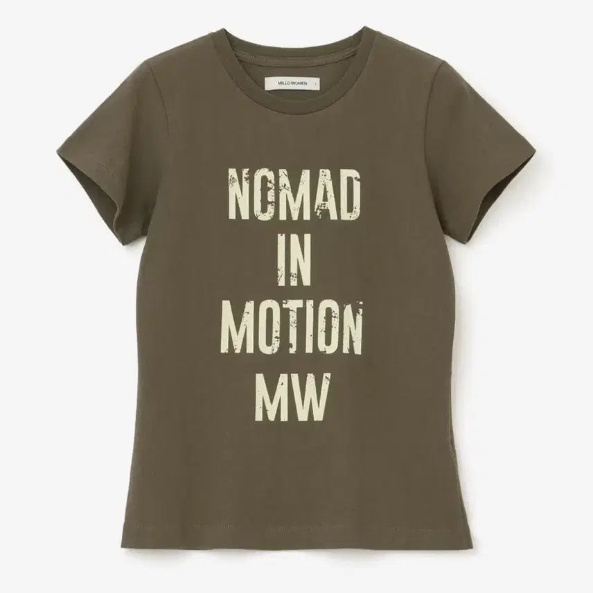 [BUNJANG] Miloumon Washed Nomad T-shirt Brown M Size / 밀로우먼 워시드 노마드 티셔츠 브라운 M사이즈