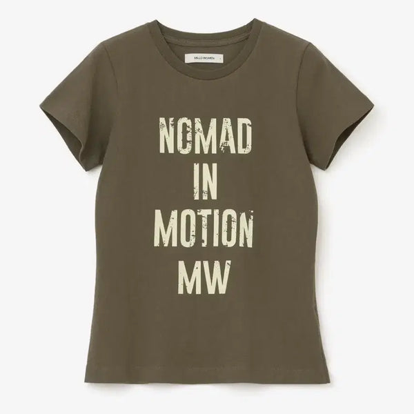[BUNJANG] Miloumon Washed Nomad T-shirt Brown M Size / 밀로우먼 워시드 노마드 티셔츠 브라운 M사이즈