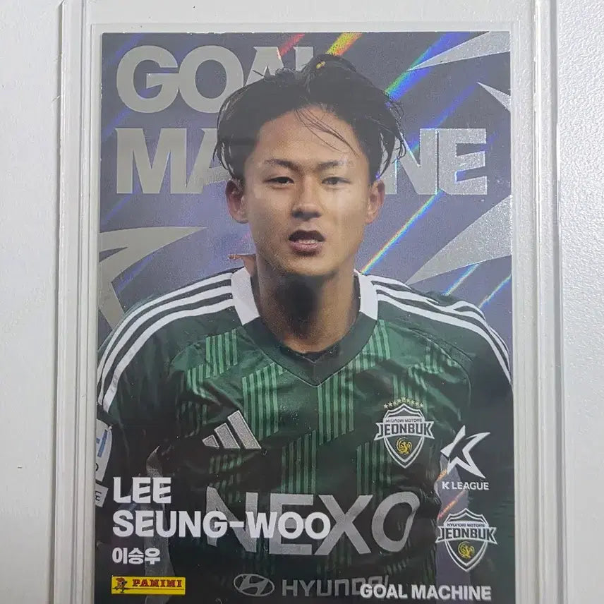 [BUNJANG] 2025 K League Panini Goal Machine Lee Seung-woo Player Card / 2025 k리그 파니니 골머신 이승우 선수 카드 판매 전북현대