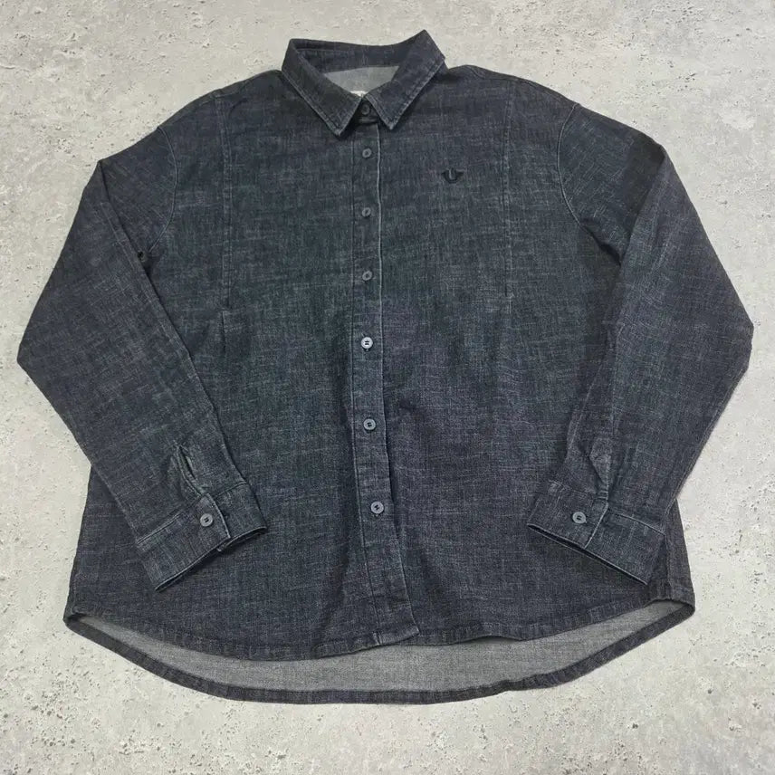 [BUNJANG] True Religion Denim Shirt Dark Indigo / TRUERELIGION 데님 셔츠/110