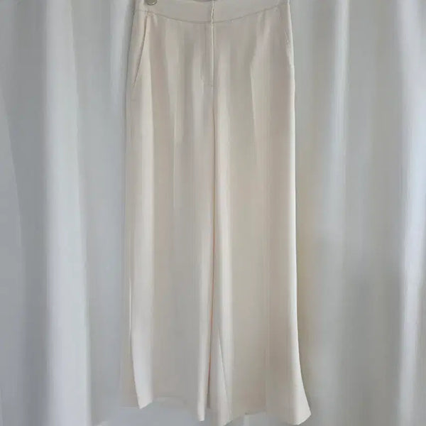 [BUNJANG] SJSJ Ivory Wide-Leg Slacks / SJSJ 와이드 슬랙스