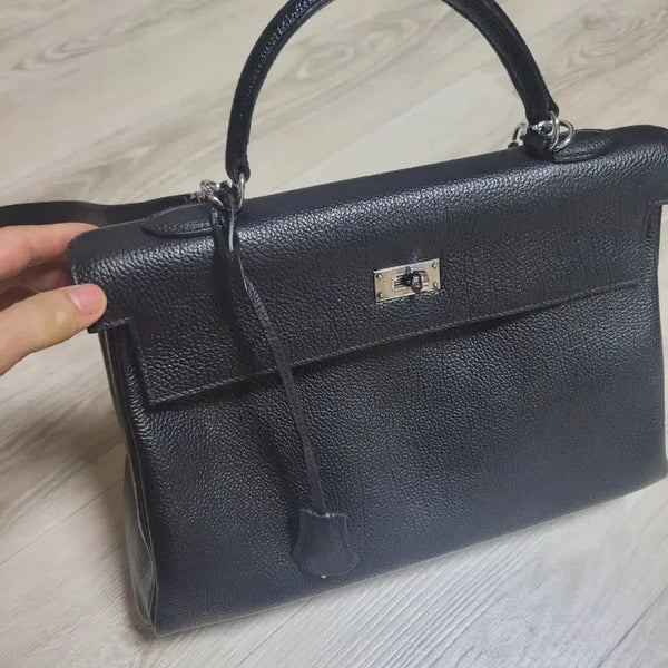 [BUNJANG] Handmade Leather Tote Bag / 수제  가죽가방