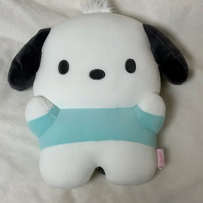 [BUNJANG] Pochacco Heart-Fluttering Mochi Plush Cushion / 포차코 심쿵 모찌 인형 쿠션