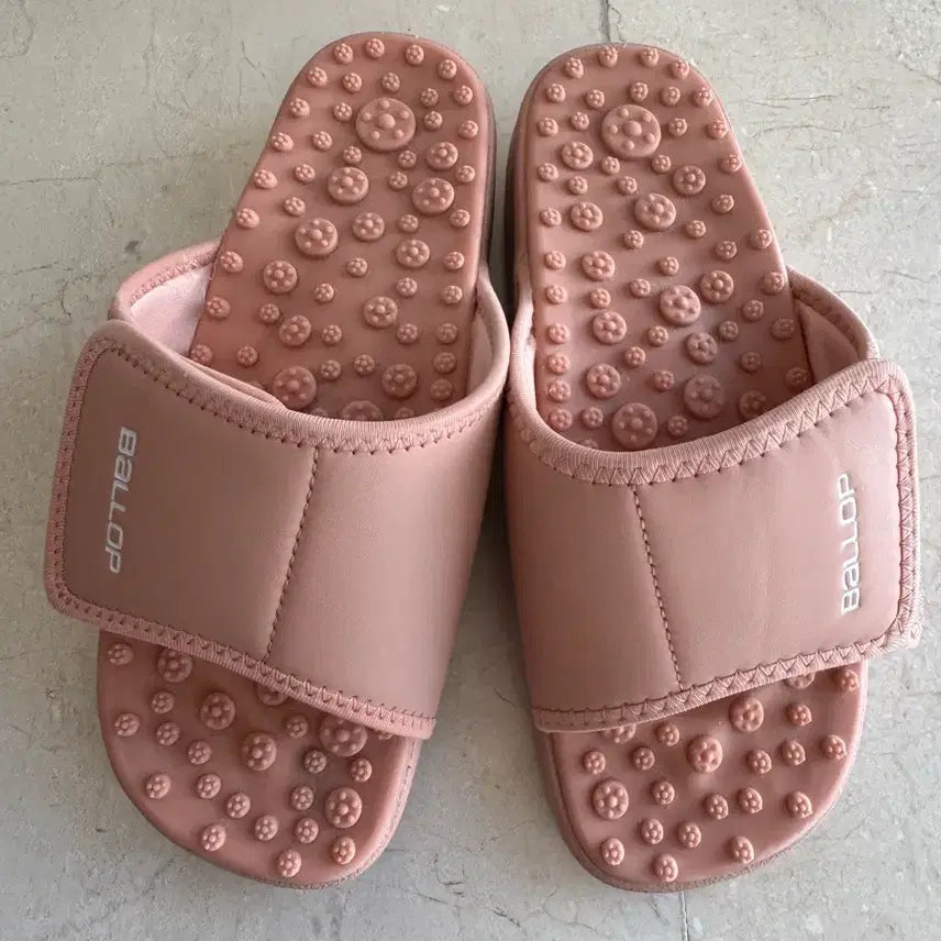 [BUNJANG] Balob Cooling Acupressure Slippers Pink Size 250 / 밸롭 쿨링 지압 슬리퍼 250 핑크