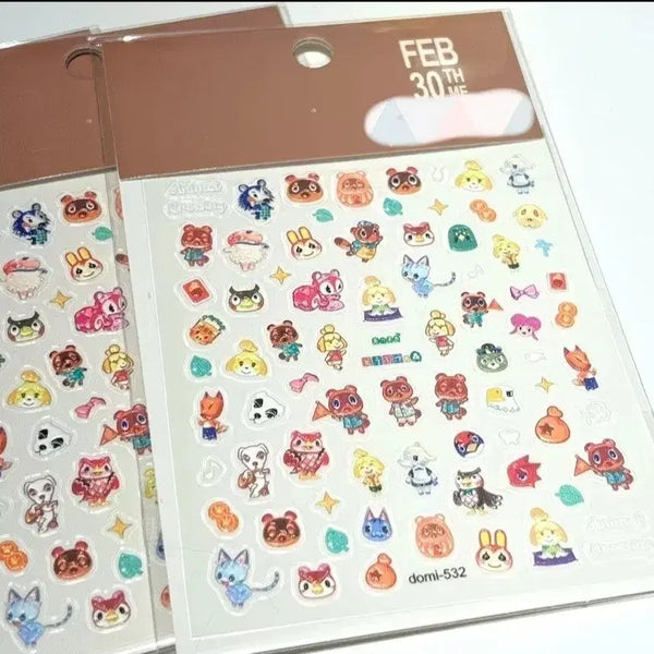 [BUNJANG] Animal Crossing Nail Stickers / 모여봐요 동물의숲 네일스티커