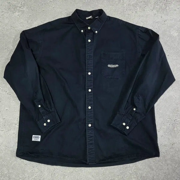 [BUNJANG] OUTDOORPRODUCTS Oversized Cotton Shirt / OUTDOORPRODUCTS 오버핏 셔츠/114
