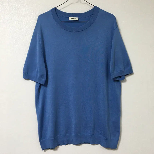 [BUNJANG] Sandro Homme Short Sleeve Knit L / SANDRO 산드로 옴므 반팔 니트 L