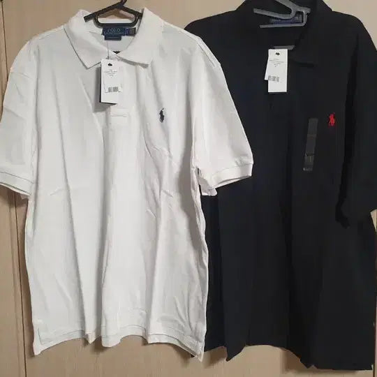 [BUNJANG] Polo Ralph Lauren Custom Slim Fit Polo Shirt / (새상품) 폴로 랄프로렌 커스텀 슬림핏 카라티_폴로 반팔 카라티(화이트L/블랙2XL)