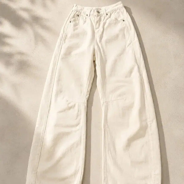 [BUNJANG] LOEWE White Denim Wide Pants (100% Cotton) / LOEWE] 화이트 데님 와이드 팬츠 ( 면 100%)
