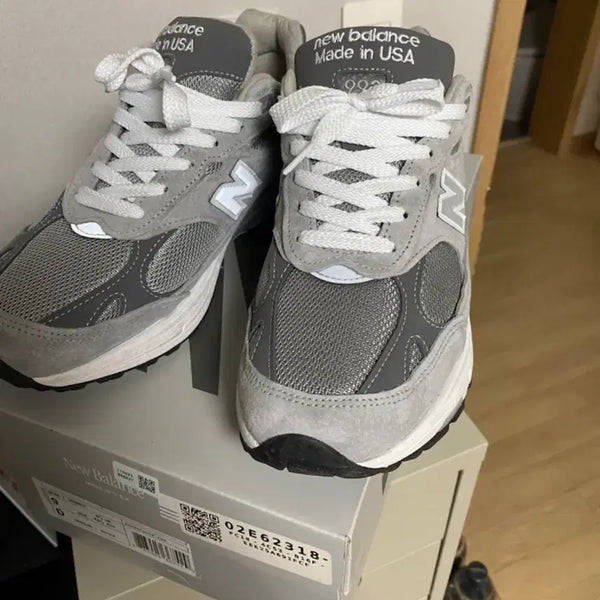 [BUNJANG] New Balance 992 Grey Suede Mesh Sneakers - Size 270 / 뉴발란스 992 그레이 스웨이드 메쉬 운동화270