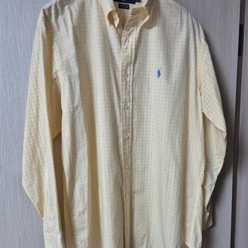 [BUNJANG] Polo Ralph Lauren Check Shirt Yellow (XL) / (정품) 폴로 랄프로렌 체크 남방 옐로우 셔츠 15 남성
