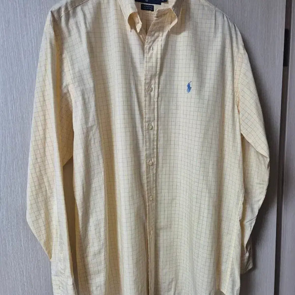 [BUNJANG] Polo Ralph Lauren Check Shirt Yellow (XL) / (정품) 폴로 랄프로렌 체크 남방 옐로우 셔츠 15 남성
