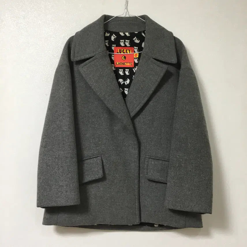[BUNJANG] Lucky Chouette Half Wool Coat Size 34 / 럭키슈에뜨 하프 울 코트 34