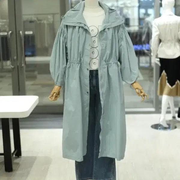 [BUNJANG] GCUT Shirring Long Jacket / GCUT 지컷 셔링 롱 자켓
