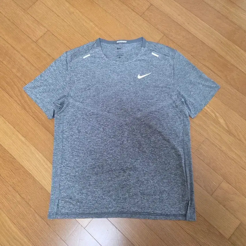 [BUNJANG] Nike Dri-FIT Running T-Shirt (L, Mélange Grey) / 나이키 드라이핏 러닝 티 L사이즈
