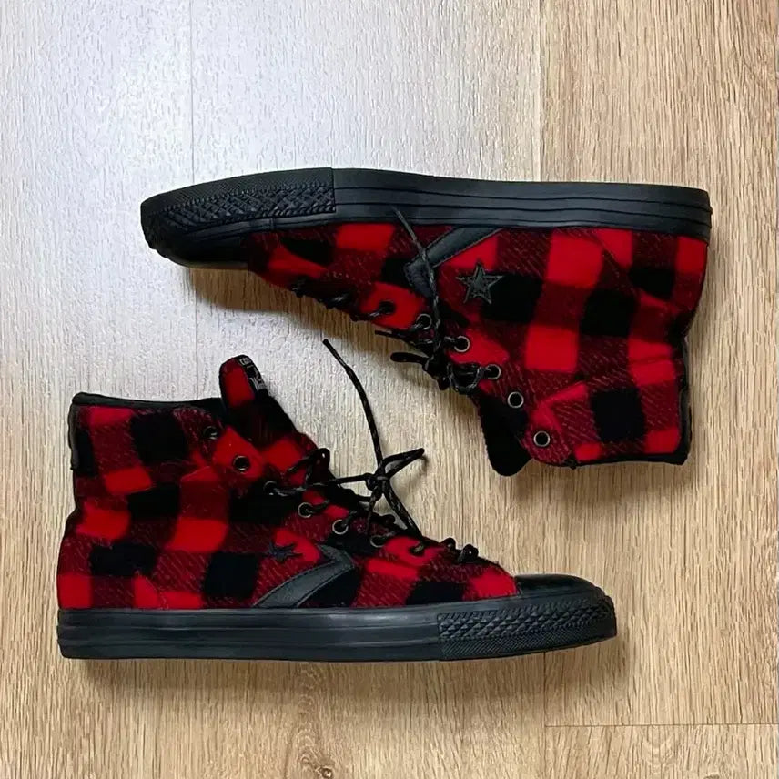 [BUNJANG] Converse x Woolrich Mackinaw Buffalo Check Chuck Taylor All-Star 280 / 국내 유일 컨버스 X 율리치 콜라보 매키노 버팔로체크 척테일러 컨버스280