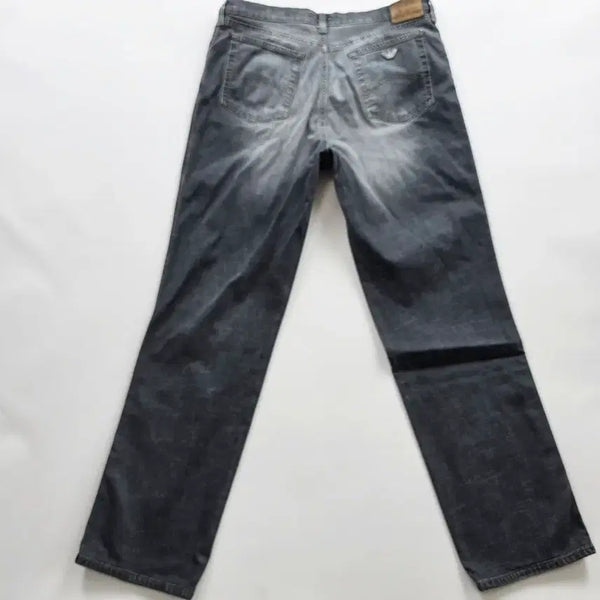 [BUNJANG] Giorgio Armani Jeans Straight Fit Stretch Grey Denim Size 30 / 아르마니진 청바지 일자 스판 그레이 데님 사이즈30 R7016