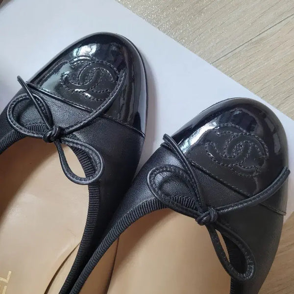 [BUNJANG] Chanel Ballerina Flats Black / 샤넬 발레리나 플랫 슈즈 블랙