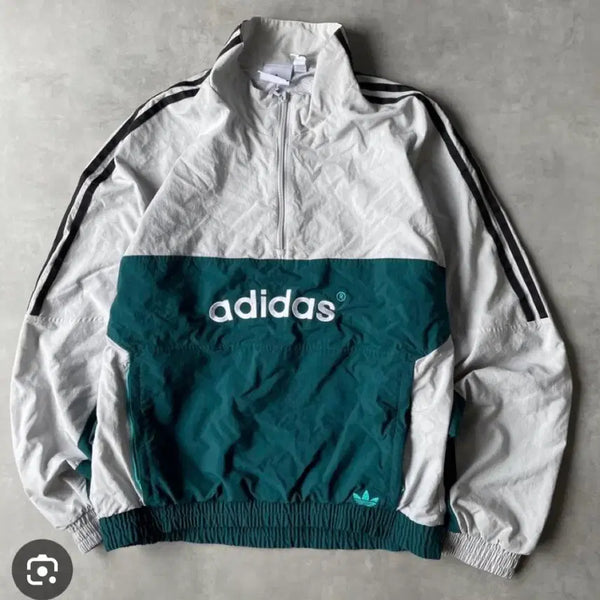 [BUNJANG] Adidas Anorak Windbreaker Jacket - European Edition / 아디다스 아노락 바람막이 자켓 유럽판