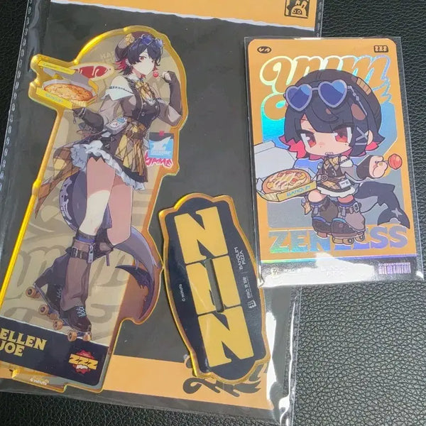 [BUNJANG] Zenless Zone Zero Ellen Card Acrylic Stand & Vanolimpizza Collaboration / 젠레스 존 제로 카드 아크릴 스탠드 엘렌 반올림피자