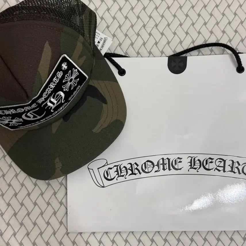 [BUNJANG] Chrome Hearts Hollywood Camo Mesh Cap / 크롬하츠 할리우드 트커러 카모 메쉬캡