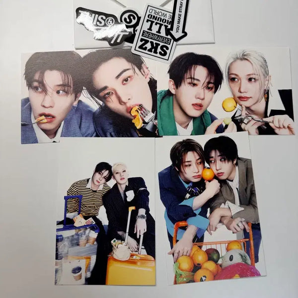 [BUNJANG] Stray Kids THIS & THAT THIS ver. Pre-order Postcard Set + Sticker / 스트레이 키즈 디스앤댓 THIS ver. 프리오더 엽서세트 + 스티커