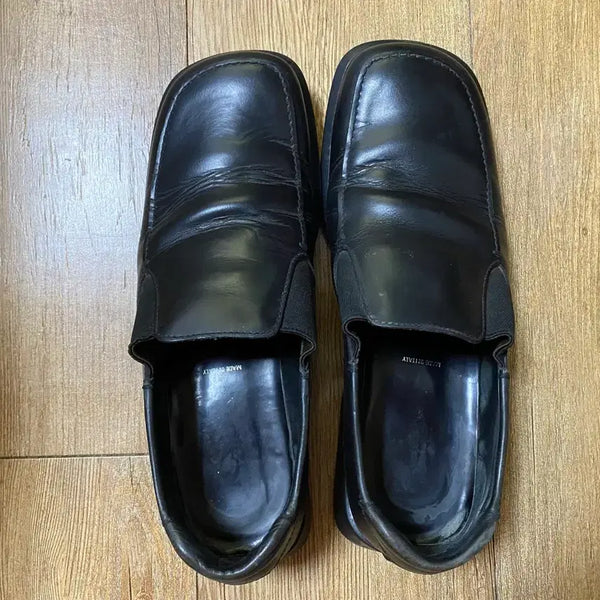 [BUNJANG] Prada Men's Black Leather Loafers Size 8 (270) / 프라다 남성 로퍼 블랙 사이즈 8 270