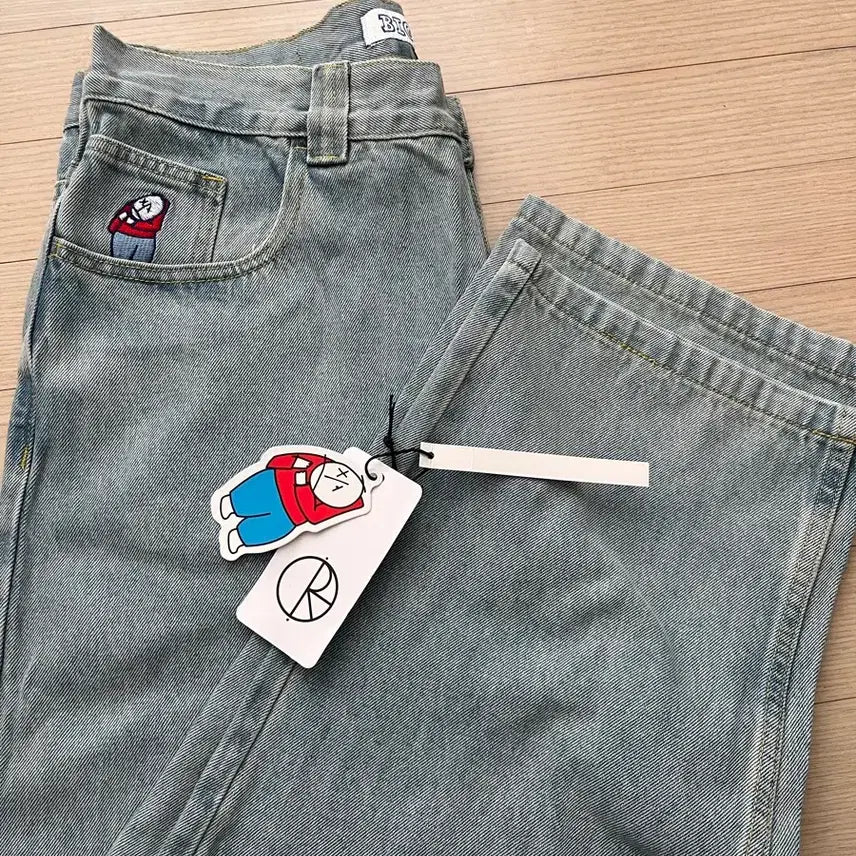 [BUNJANG] Polar Skate Co. Big Boy Light Blue Jeans / 폴라스케이트 빅보이 라이트블루