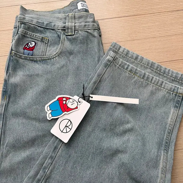 [BUNJANG] Polar Skate Co. Big Boy Light Blue Jeans / 폴라스케이트 빅보이 라이트블루