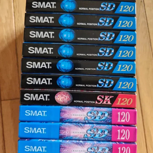 [BUNJANG] SMAT SD 120 Blank Cassette Tapes (Sealed) / SMAT SD 120 카세트 공테이프(미개봉)