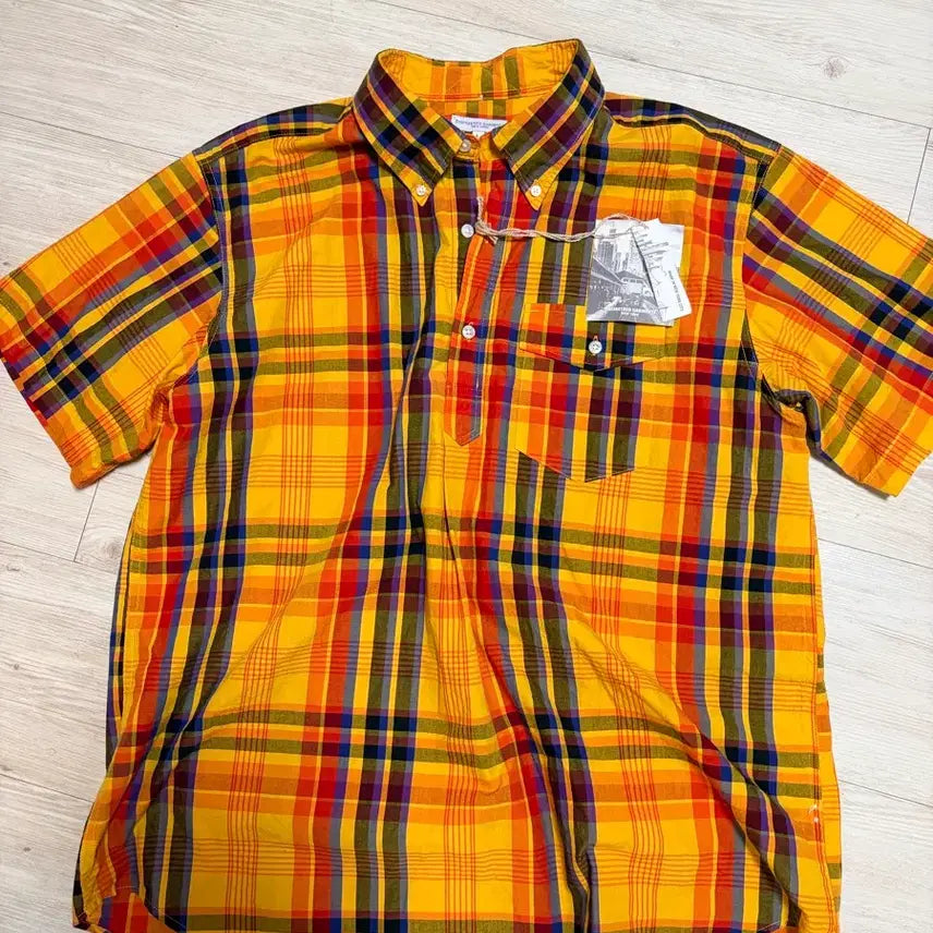 [BUNJANG] Engineered Garments Pullover Shirt Yellow Check L / (새상품)엔지니어드가먼츠 풀오버 셔츠 L사이즈