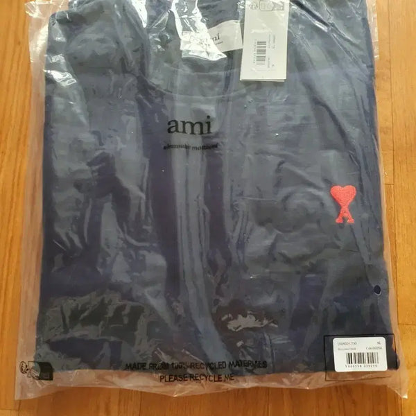 [BUNJANG] AMI Heart Logo Sweatshirt Navy XL / 아미 하트 로고 네이비 맨투맨 XL