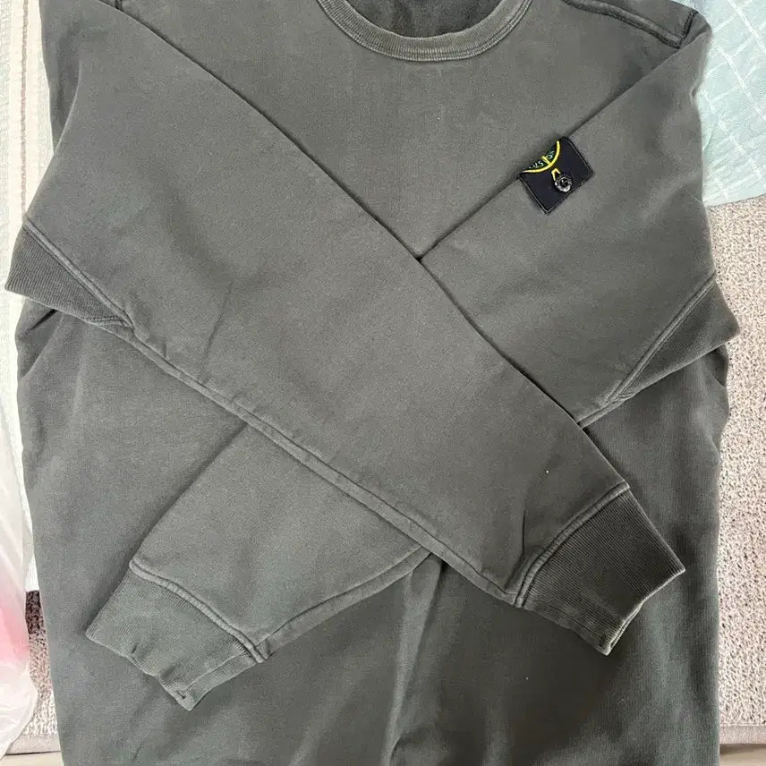 [BUNJANG] Stone Island Sweatshirt Charcoal / 스톤아일랜드 맨투맨 백화점판