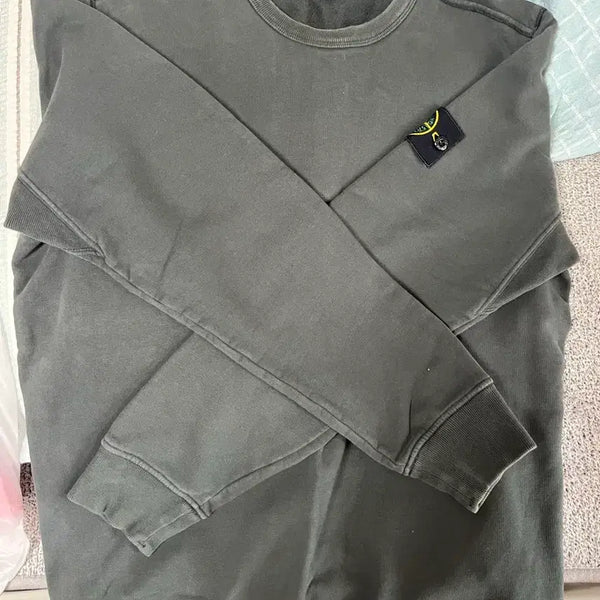 [BUNJANG] Stone Island Sweatshirt Charcoal / 스톤아일랜드 맨투맨 백화점판