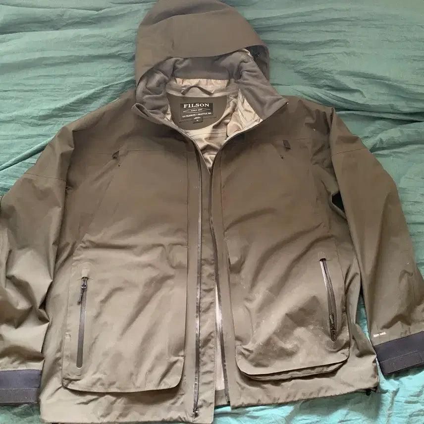 [BUNJANG] Filson Rain Jacket - Zipper Repair Required / 필슨 레인자켓 지퍼수리필요
