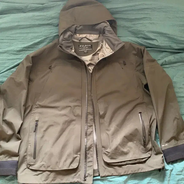 [BUNJANG] Filson Rain Jacket - Zipper Repair Required / 필슨 레인자켓 지퍼수리필요
