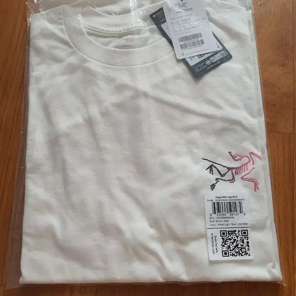 [BUNJANG] Arc'teryx Short Sleeve T-shirt White L / 아크테릭스 반팔티 화이트 L