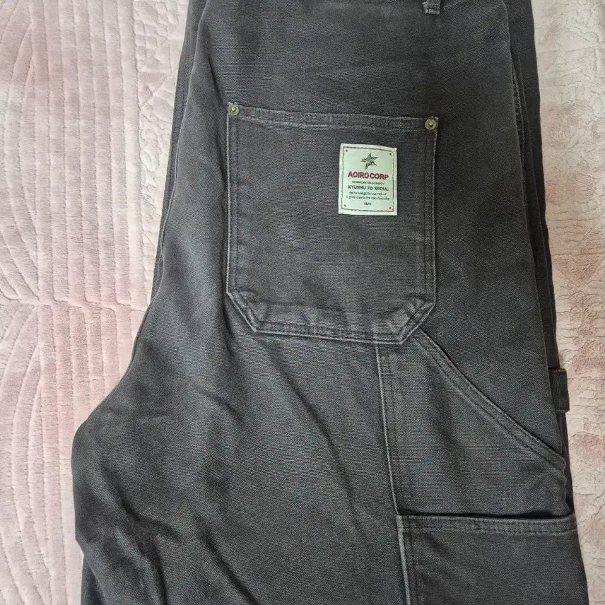 [BUNJANG] Aoiro Double Knee Pants Black Pearl Size 3 / (급처)아오이로 더블니 팬츠 블랙펄3사이즈 판매합니다!