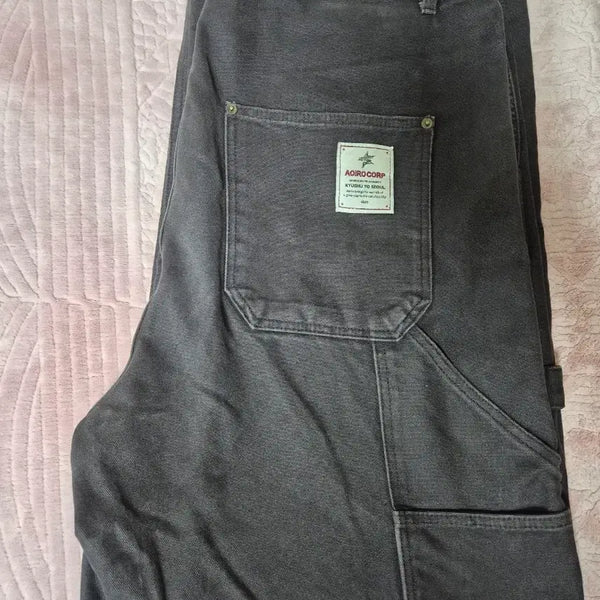 [BUNJANG] Aoiro Double Knee Pants Black Pearl Size 3 / (급처)아오이로 더블니 팬츠 블랙펄3사이즈 판매합니다!