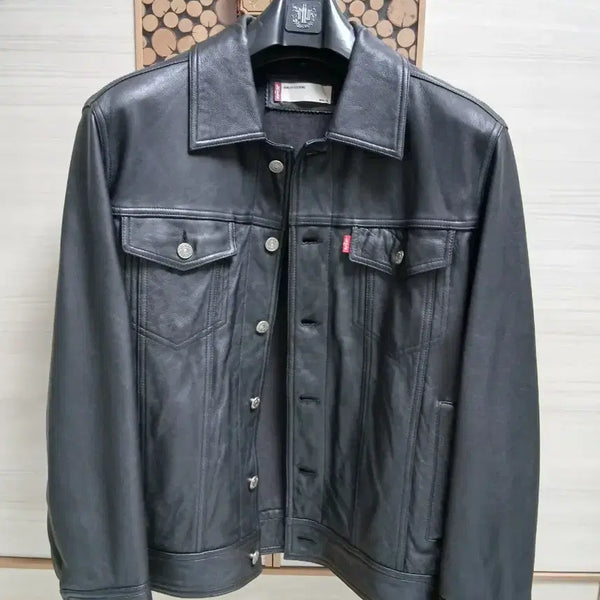 [BUNJANG] Levi's Trucker Genuine Leather Jacket / 리바이스 트러커 양가죽자켓 L 실측 105