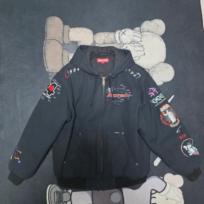 [BUNJANG] Supreme AOI Hooded Work Jacket Black / 슈프림 아오이 후드 워크 자켓 블랙 -24SS