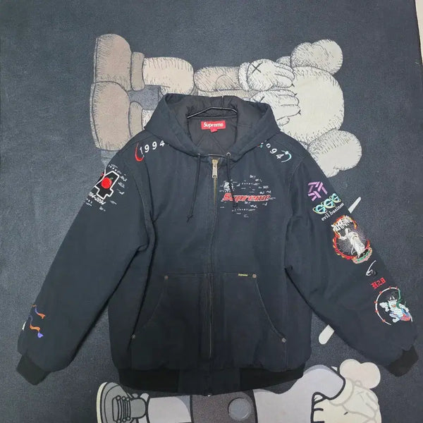 [BUNJANG] Supreme AOI Hooded Work Jacket Black / 슈프림 아오이 후드 워크 자켓 블랙 -24SS